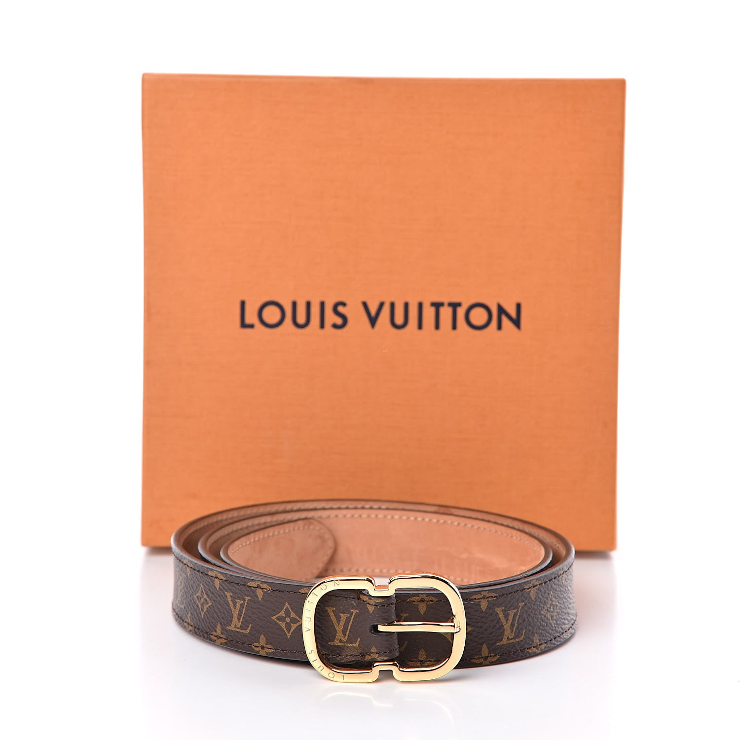 Louis Vuitton Monogram Mini 25mm Belt 80 9 of 9