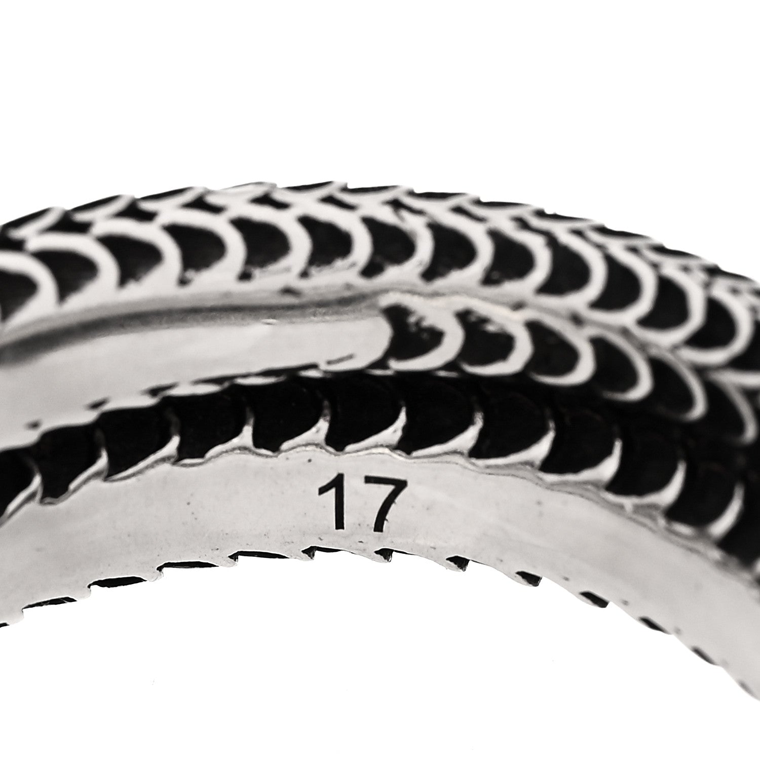 Gucci Sterling Silver Gucci Garden Snake Ring 57 8 6 of 6