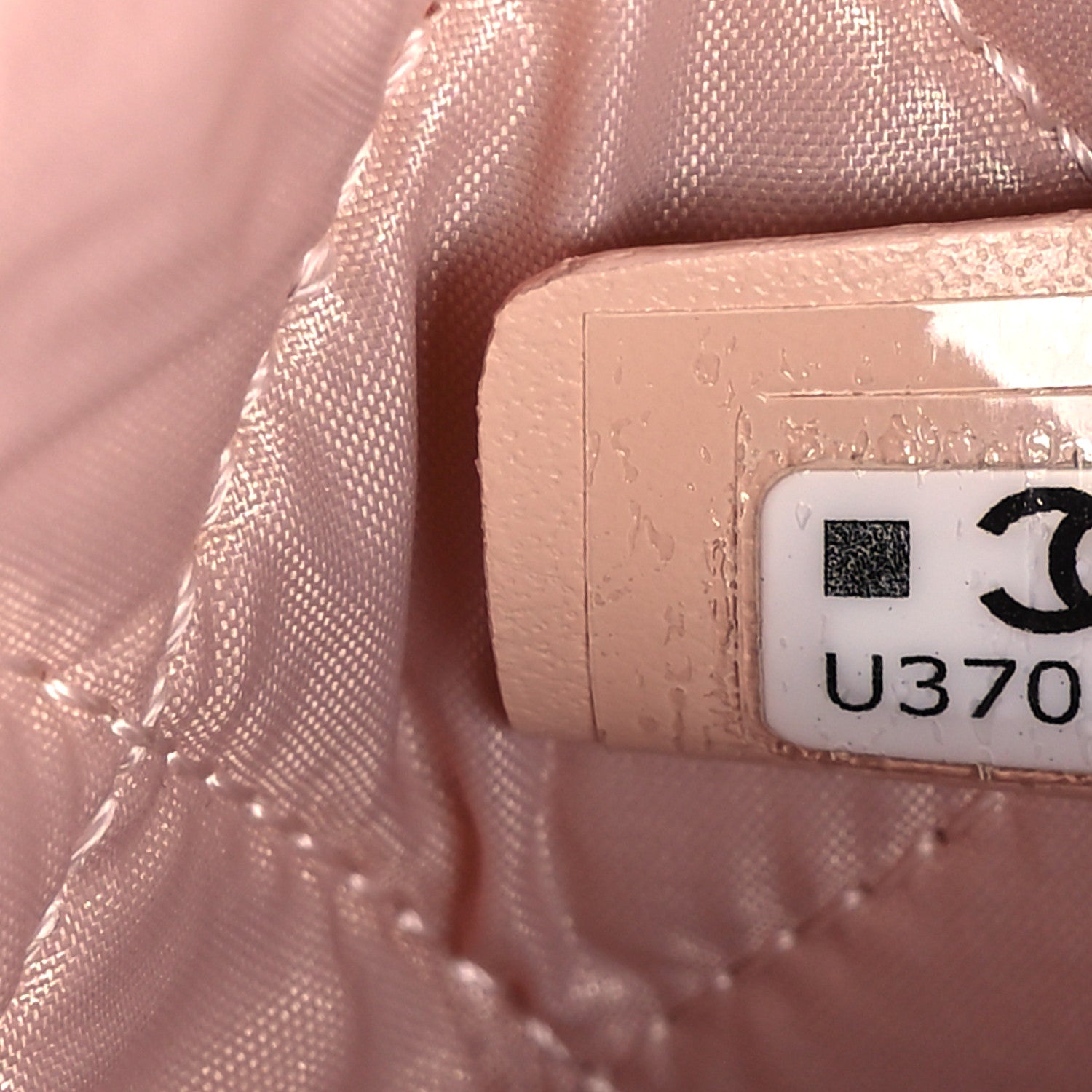 Chanel Caviar Quilted Small Curvy Pouch Cosmetic Case Light Pink 7 of 7