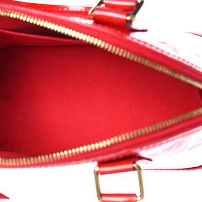 Louis Vuitton Vernis Alma BB Cherry 5 of 15