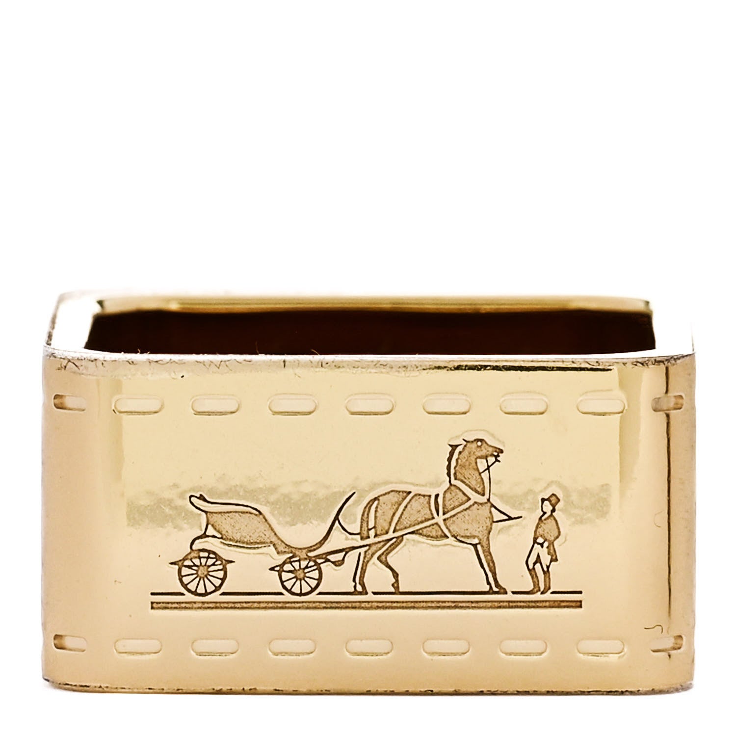 Hermes Permabrass Bolduc Scarf Ring 1 of 4