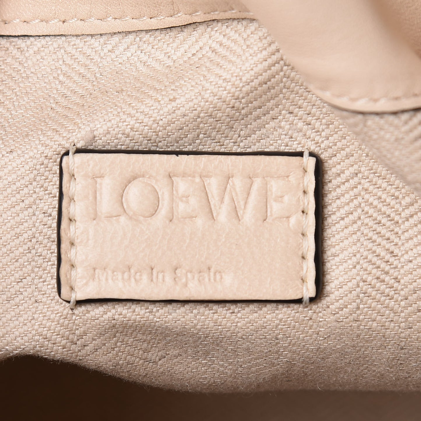 Calfskin Small Flamenco Knot Bag Ivory