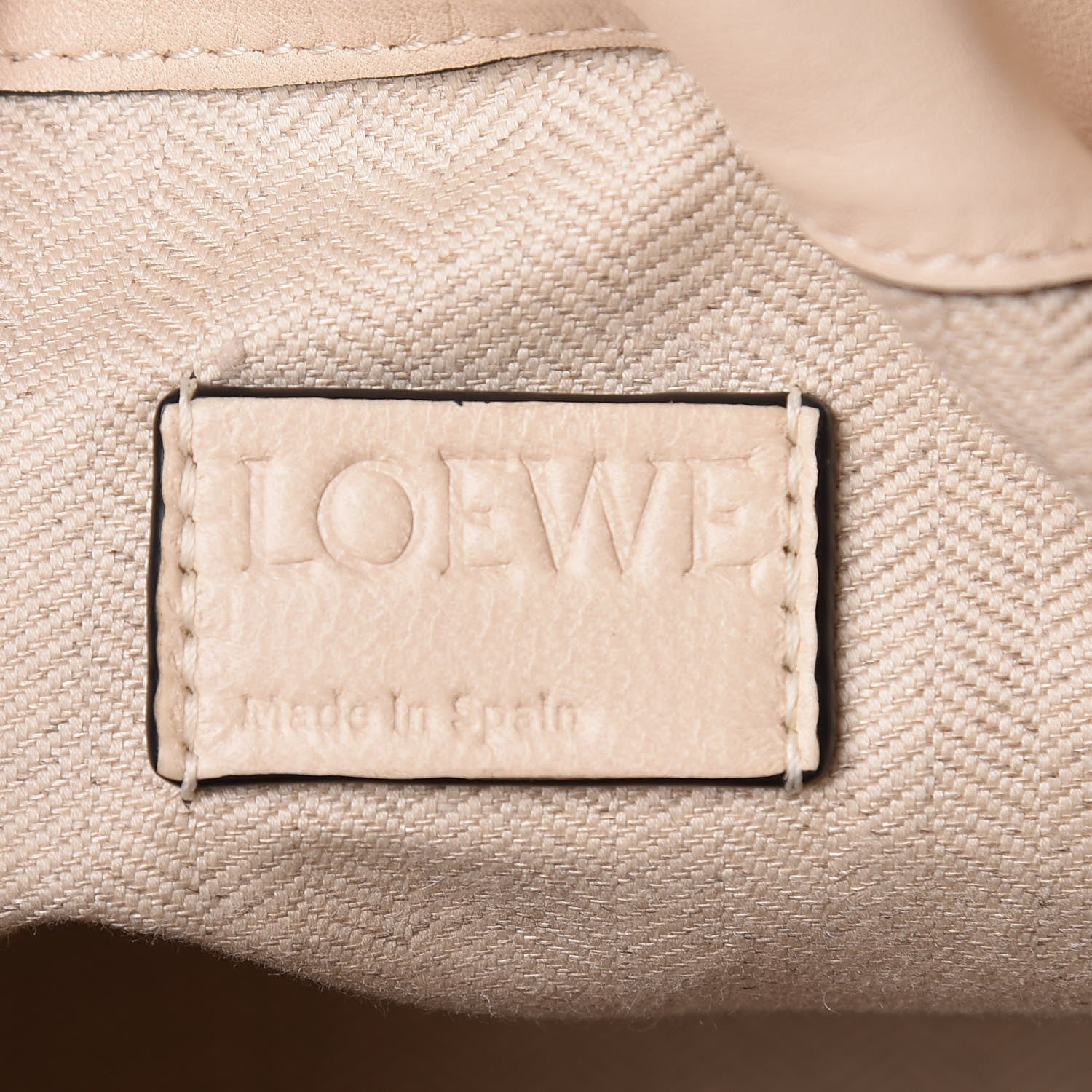 Loewe Calfskin Small Flamenco Knot Bag Ivory 6 of 12