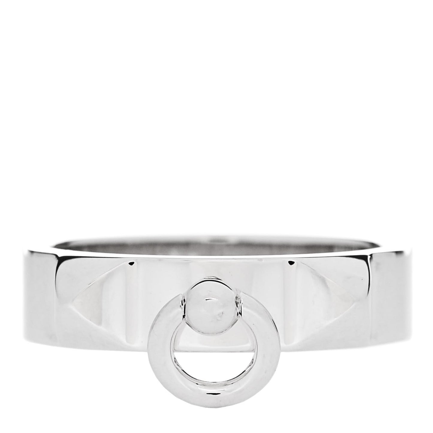 Sterling Silver PM Collier De Chien Ring 56 7.75
