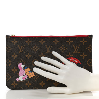 Louis Vuitton Monogram World Tour Neverfull MM GM Pochette 2 of 10