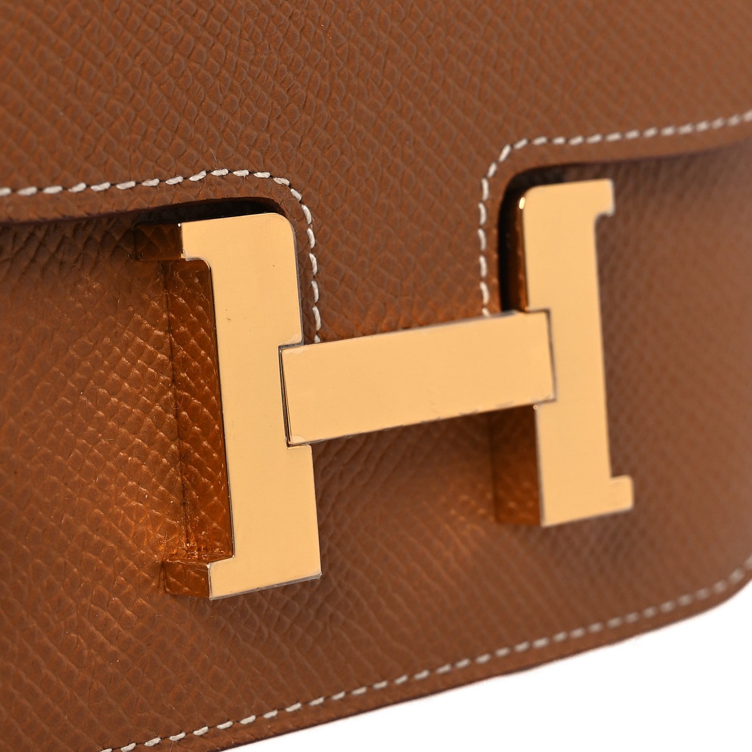 Hermes Epsom Constance Slim Wallet Gold 9 of 10