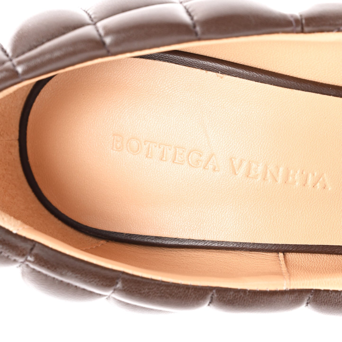 Nappa Matelasse Padded Dream Pumps 40 Chocolate