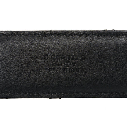 Chanel Lambskin Quilted CC Chain Belt 75/30 Black 5 of 8