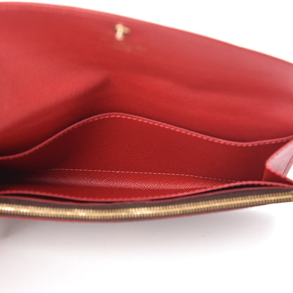 Louis Vuitton Damier Ebene Caissa Wallet Cherry 5 of 6