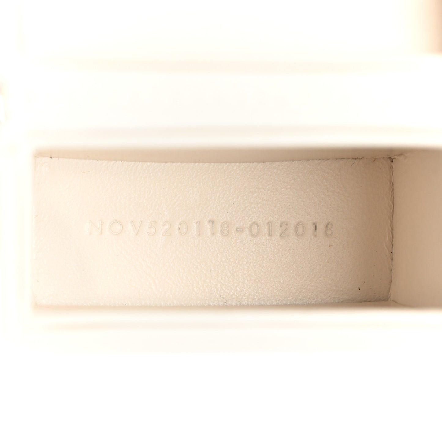 Lambskin Smoking Box Crossbody White