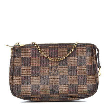 Louis Vuitton Damier Ebene Mini Pochette Accessories 1 of 11