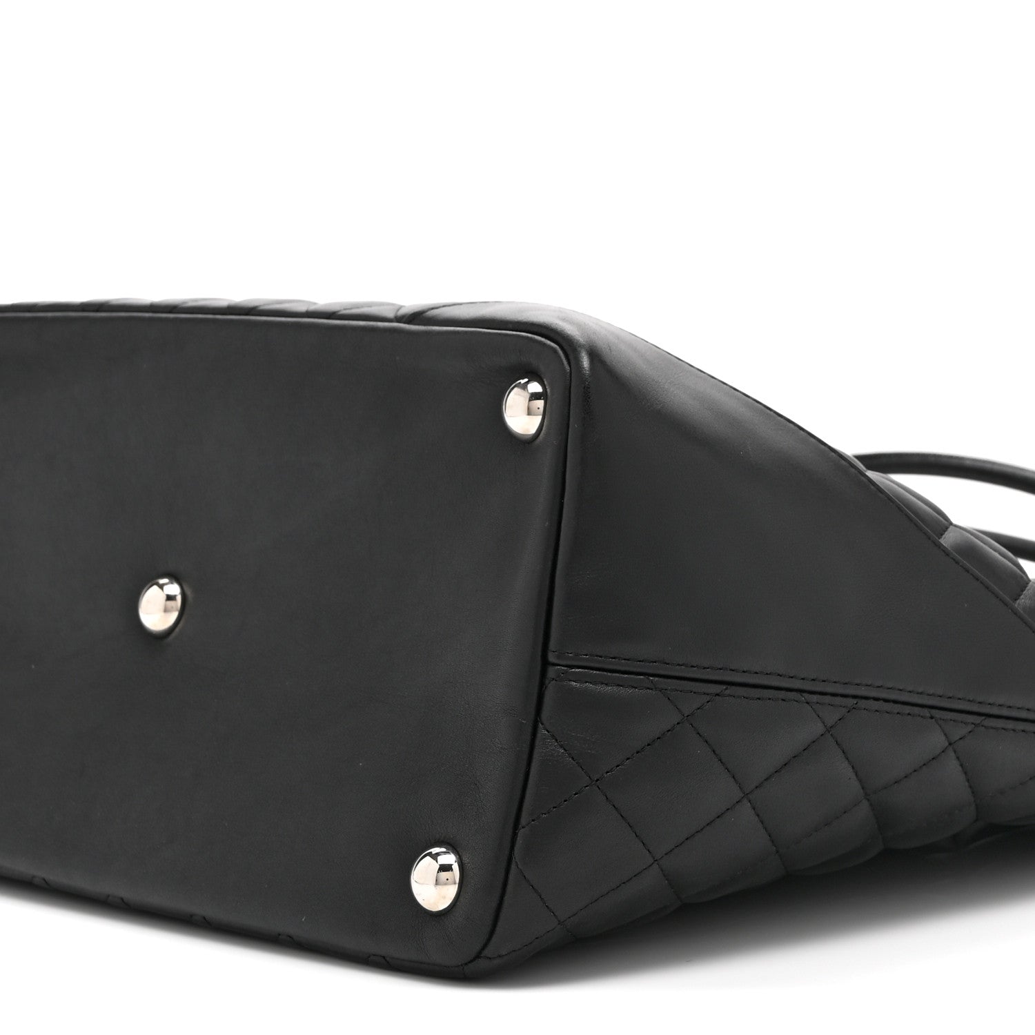 Chanel Calfskin Quilted Large Cambon Tote Black 10 of 10