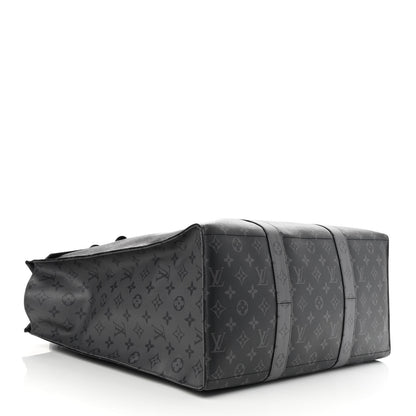Louis Vuitton Monogram Eclipse Cabas Zippe GM Black 4 of 9