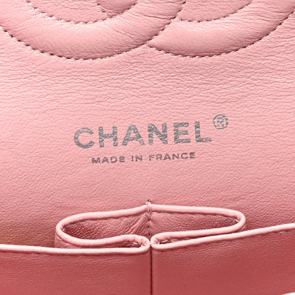 Chanel Tweed Quilted Medium Double Flap Light Pink 7 of 13