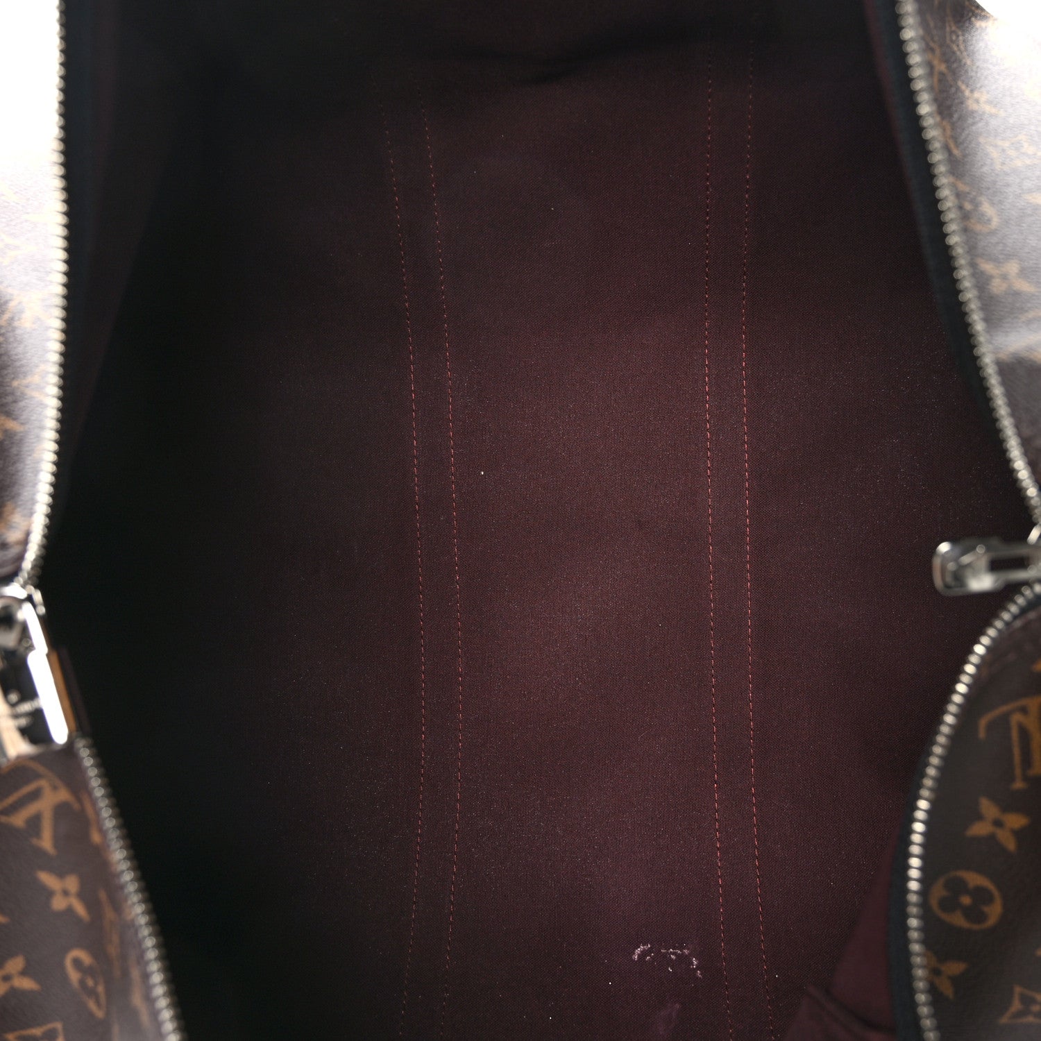 Louis Vuitton Monogram Macassar Keepall Bandouliere 55 5 of 12