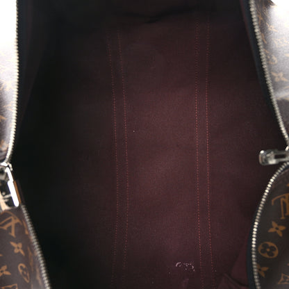 Louis Vuitton Monogram Macassar Keepall Bandouliere 55 5 of 12