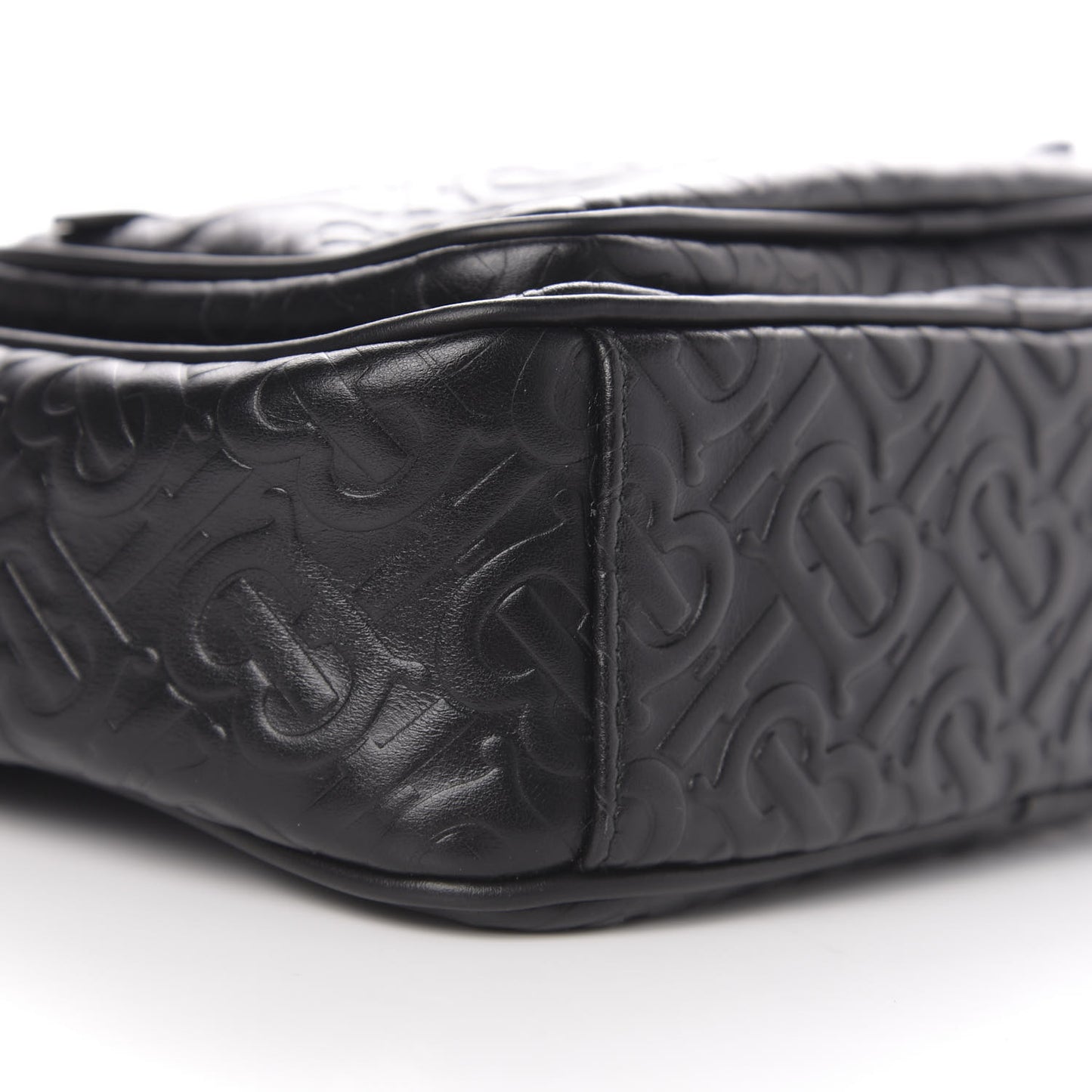 Calfskin Embossed Monogram Small Camera Bag Black