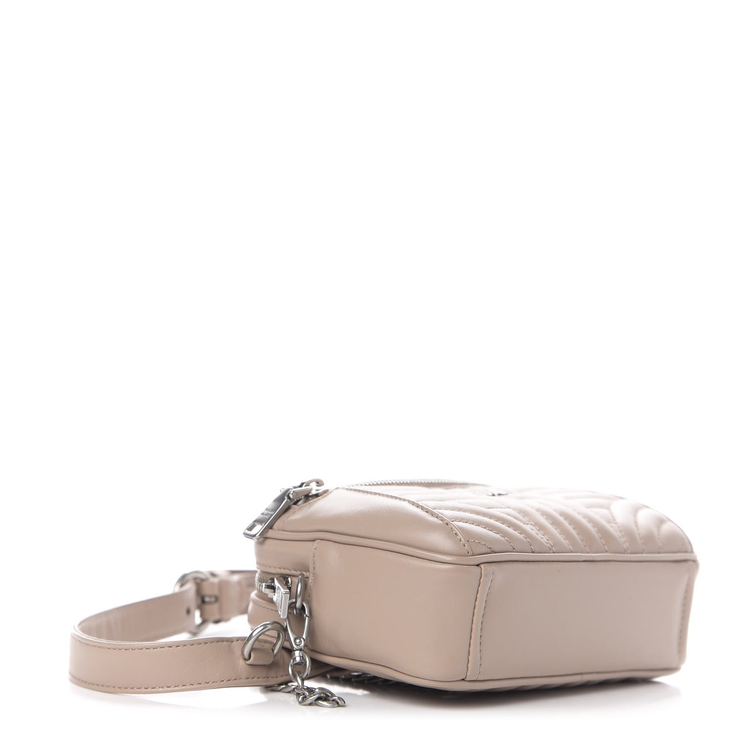 Soft Calfskin Impunture Diagramme Belt Bag Cipria
