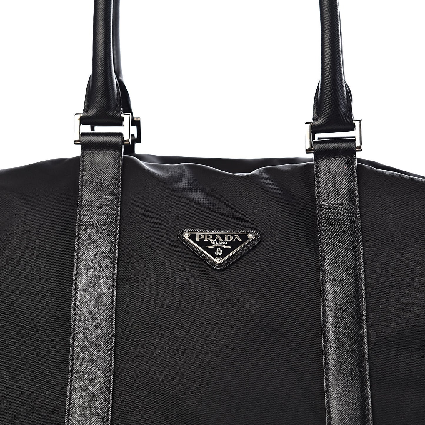 Nylon Viaggio Duffle Black