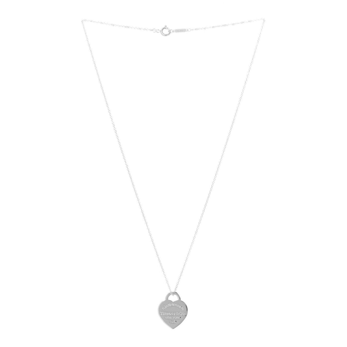 Sterling Silver Small Return to Tiffany Heart Pendant Necklace