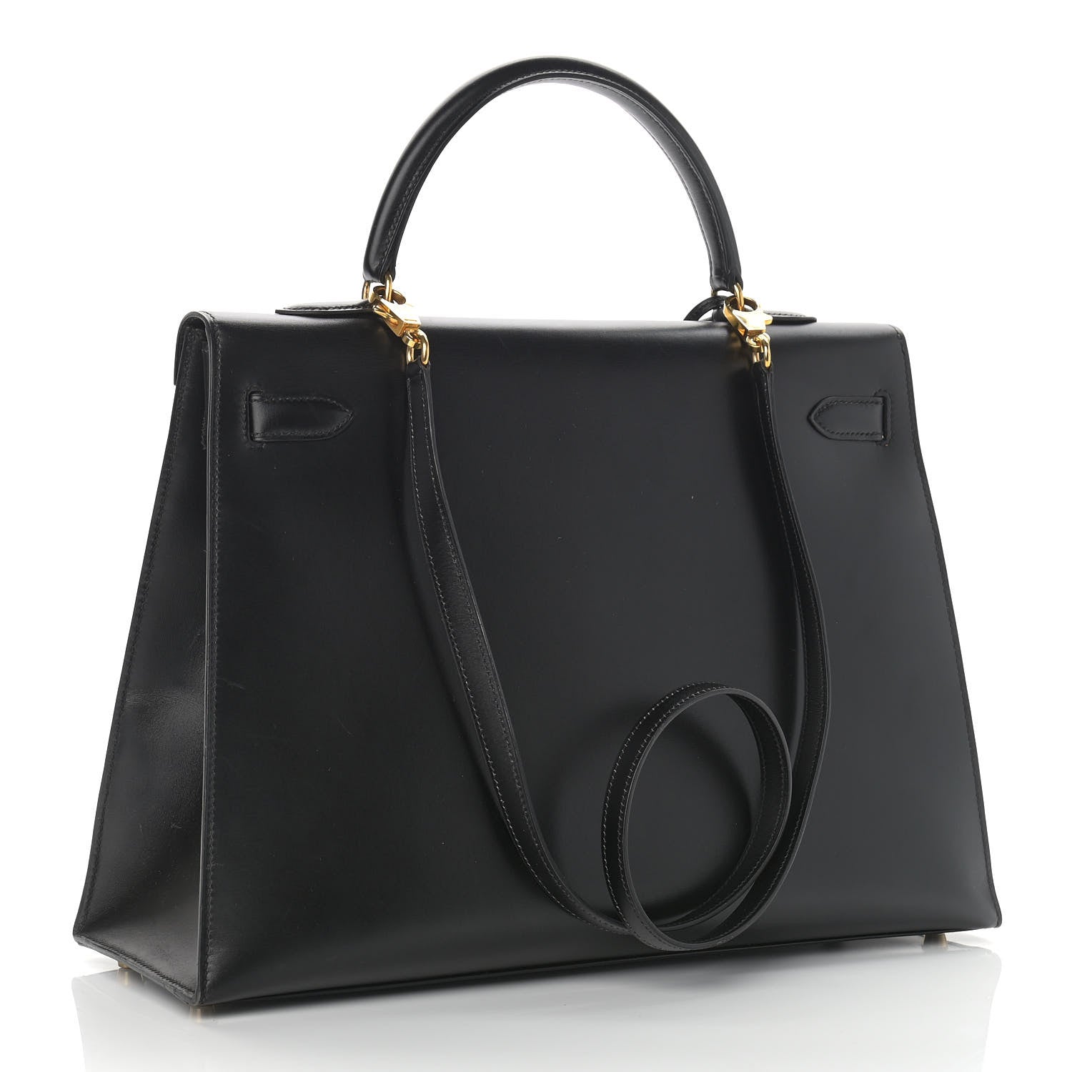 Hermes Box Kelly Sellier 35 Black 2 of 11