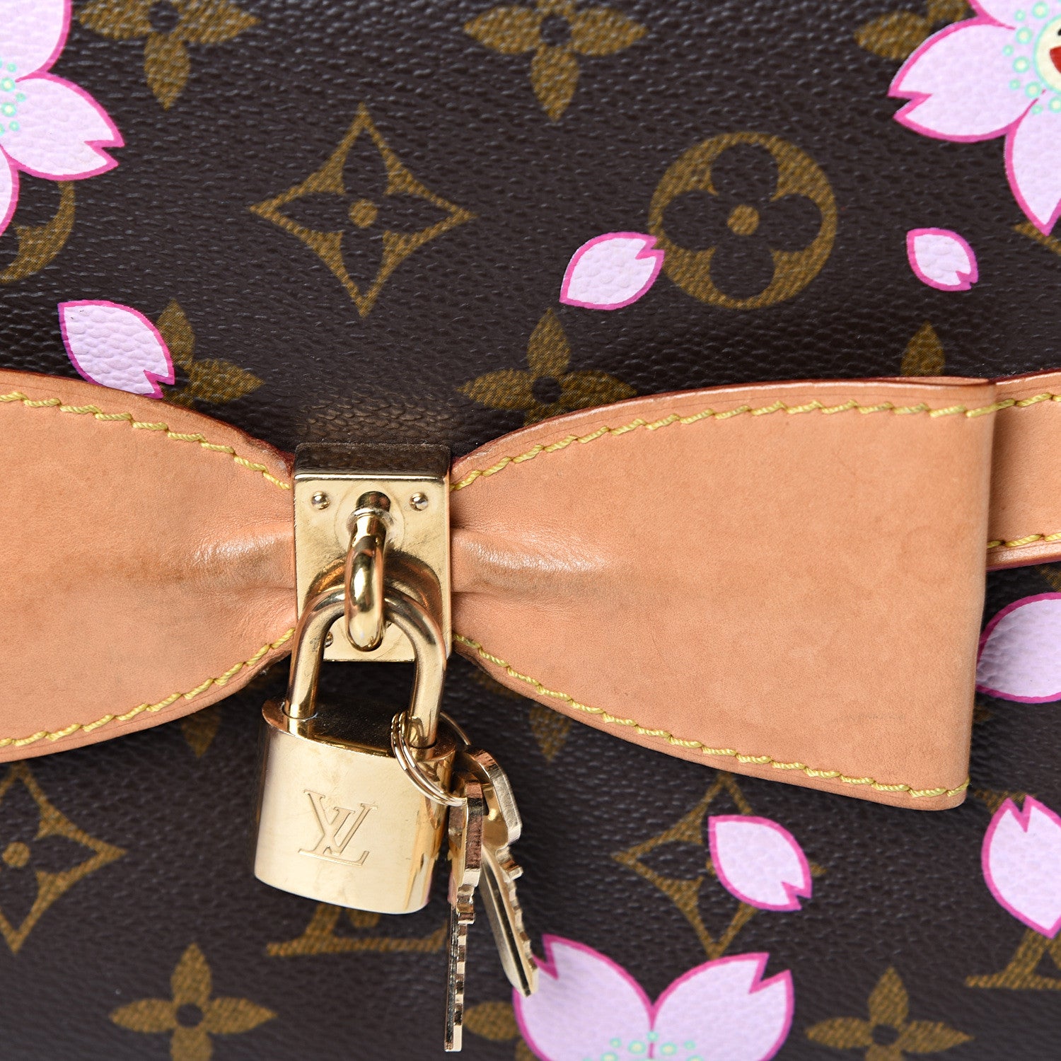 Louis Vuitton Monogram Cherry Blossom Sac Retro Bag Brown 16 of 16