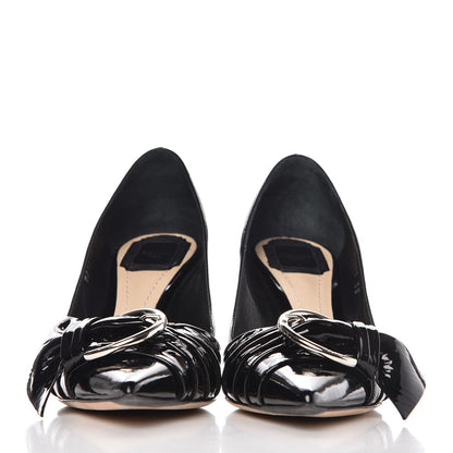 Christian Dior Patent Dior Cosmopolitan Pumps 38 Black 2 of 11