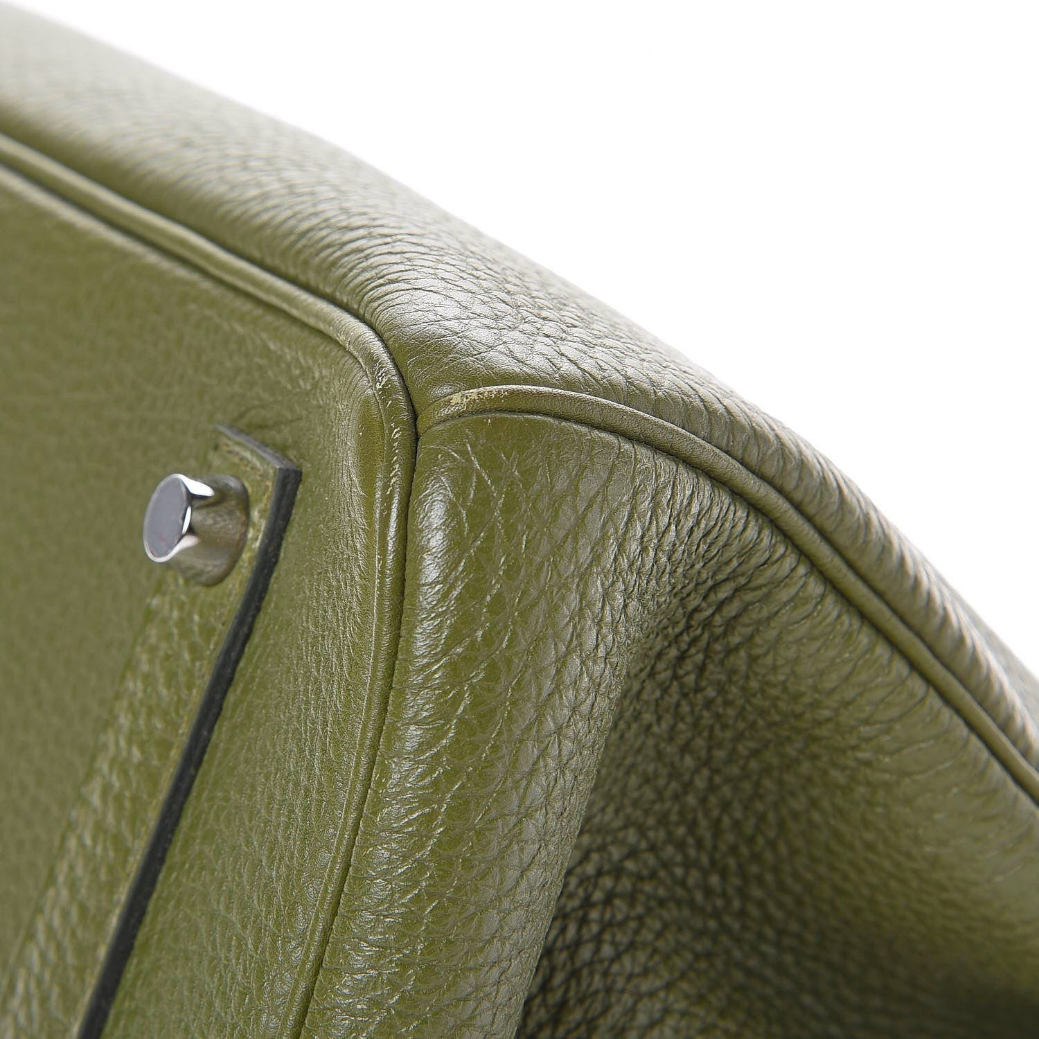 Hermes Togo Birkin 35 Vert Veronese 33 of 37