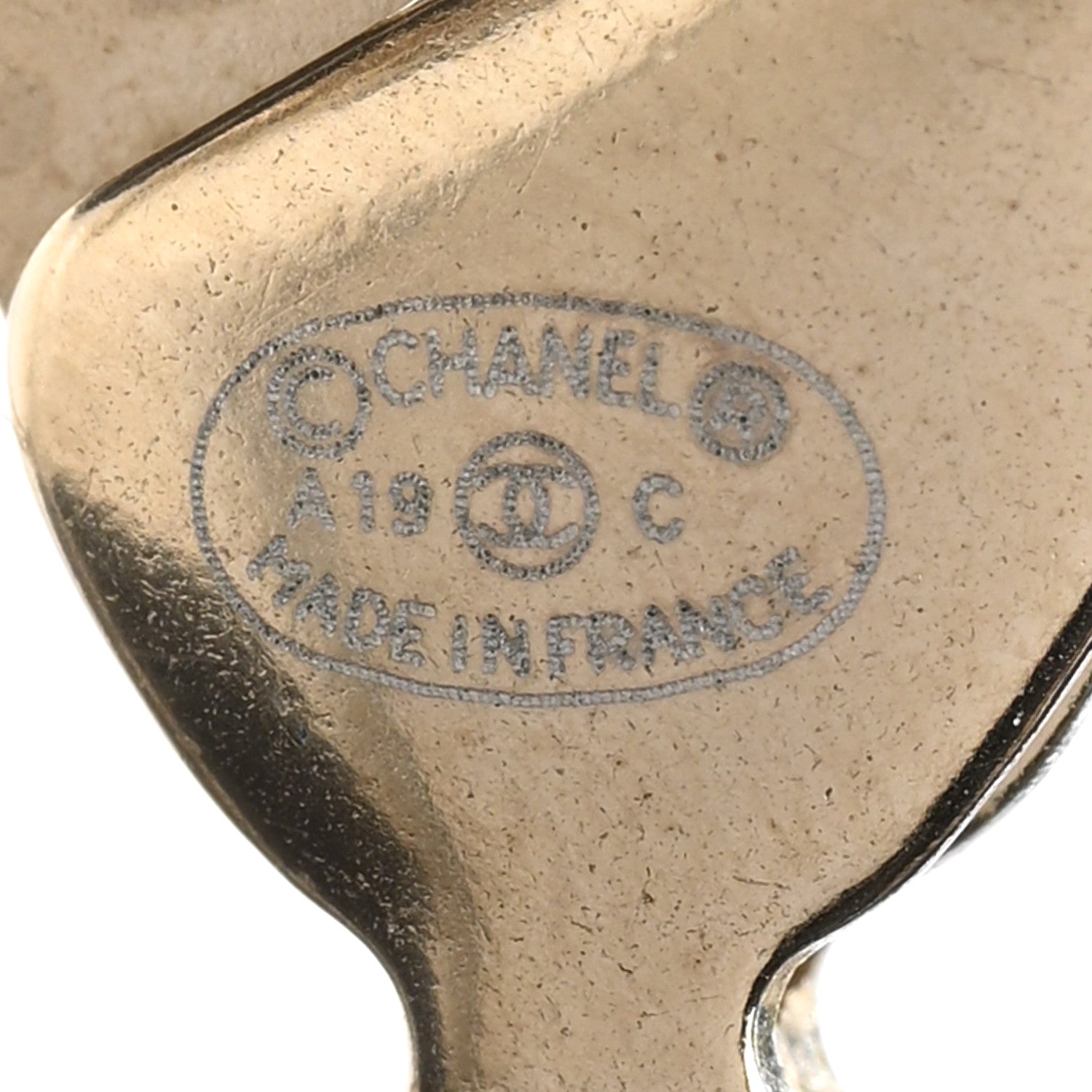 Chanel Metal Pearl Chain CC Long Necklace Gold 5 of 5