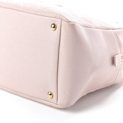 Chanel Caviar Quilted Petit Timeless Shopping Tote PTT Pink 7 of 12