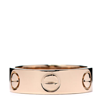 Cartier 18K Yellow Gold 5.5mm LOVE Ring 55 7.25 1 of 3