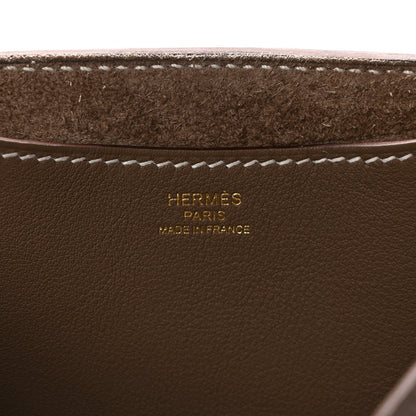 Hermes Taurillon Clemence Swift In-The-Loop 23 Bag Etoupe 6 of 8