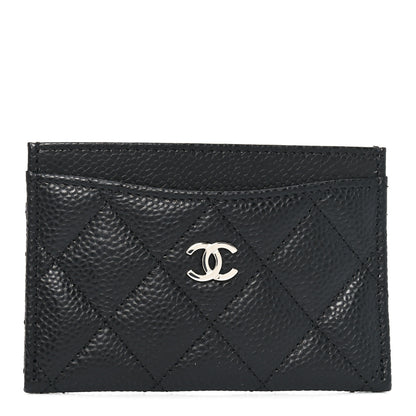 Chanel Caviar Quilted Card Holder Black 1 of 8