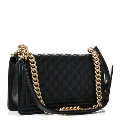 Chanel Caviar Quilted Medium Boy Flap Black 3 of 16