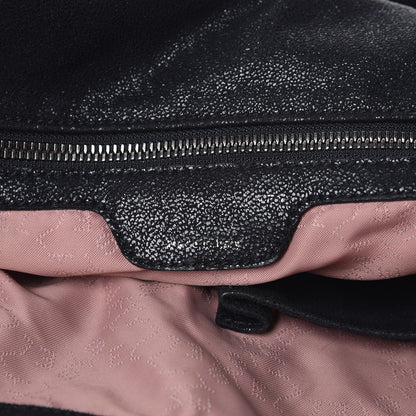 Stella McCartney Shaggy Deer Big Falabella Tote Black 6 of 8