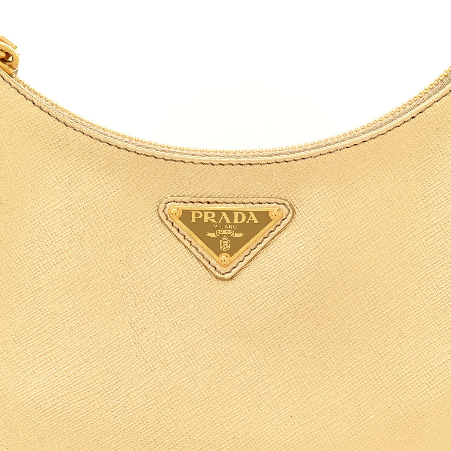 Prada Saffiano Lux Mini Re-Edition Shoulder Bag Platino 7 of 13