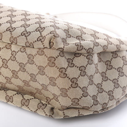 Gucci Monogram Large New Ladies Web Hobo Off White 8 of 8