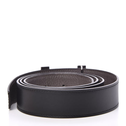 Hermes Box Togo 32mm Quizz H Belt 95 Black Etain 3 of 6