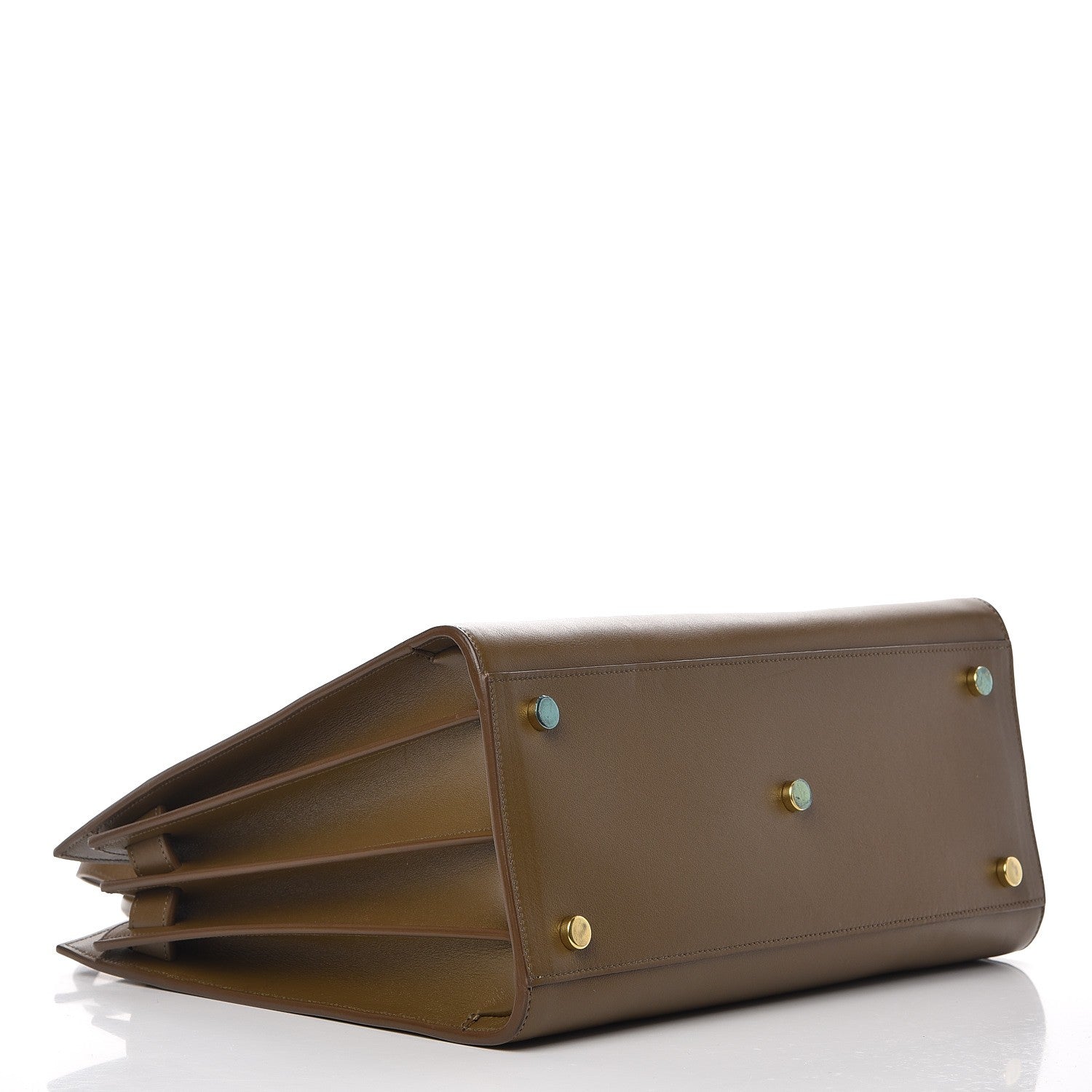 Saint Laurent Calfskin Small Sac de Jour Taupe 6 of 9