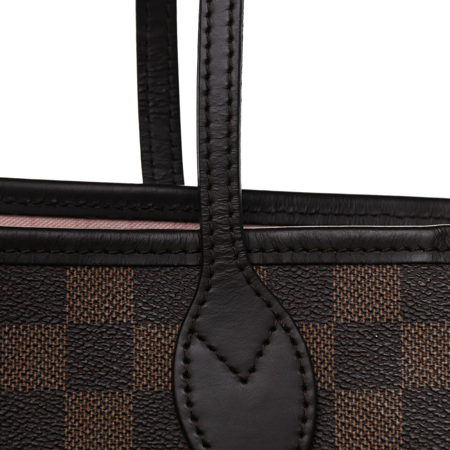 Damier Ebene Neo Neverfull MM Rose Ballerine
