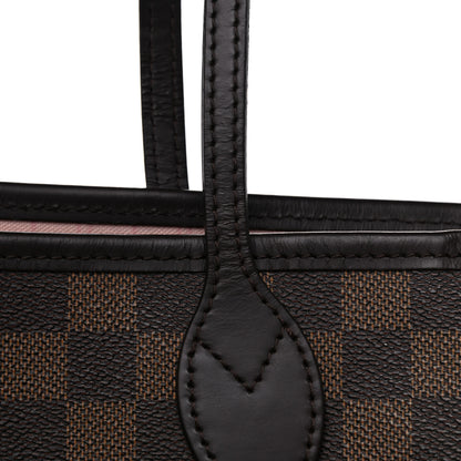 Louis Vuitton Damier Ebene Neo Neverfull MM Rose Ballerine 17 of 17