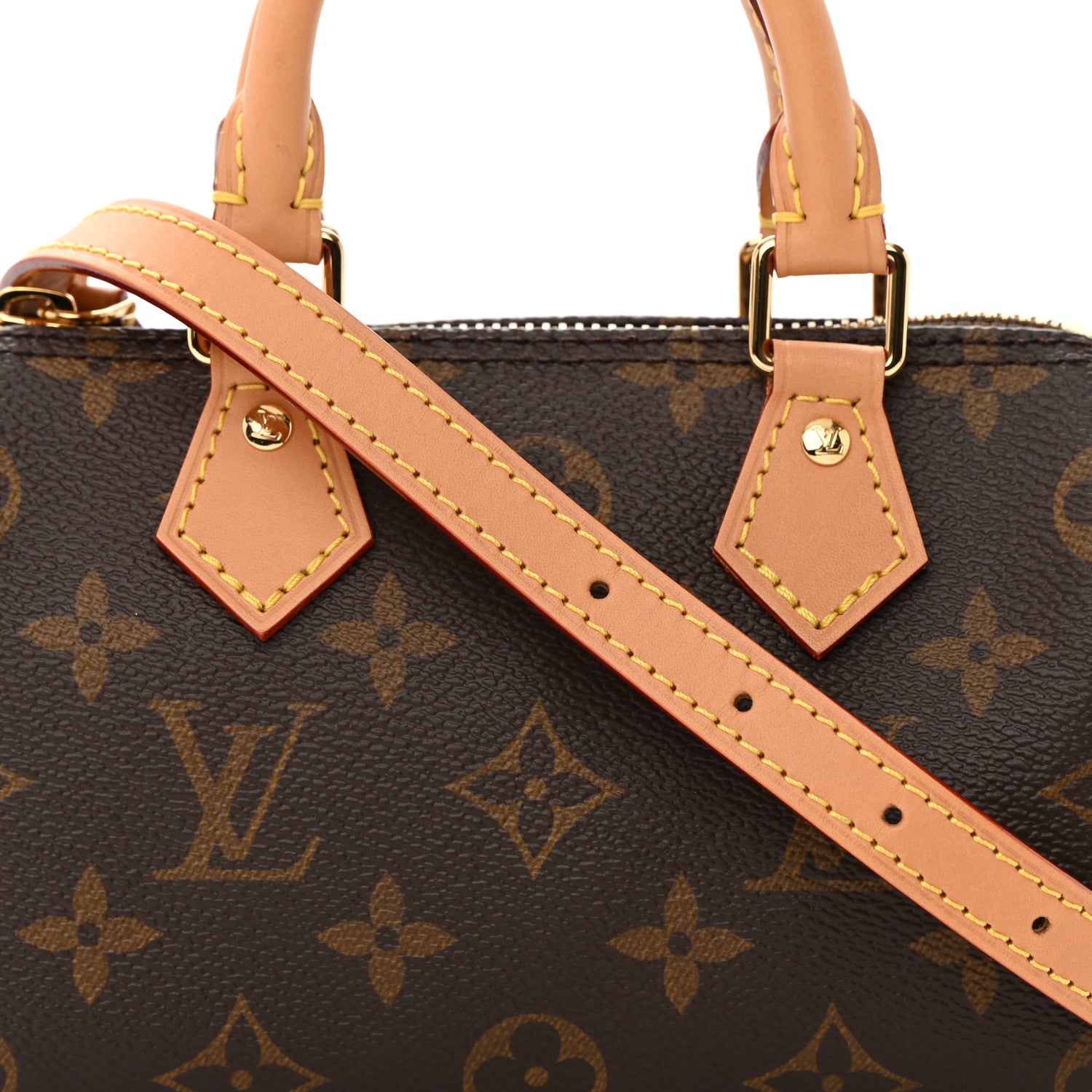Louis Vuitton Monogram Nano Speedy Bandouliere 8 of 13