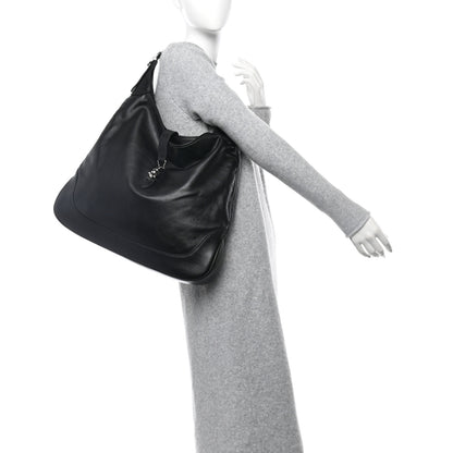 Gucci Calfskin Large Jackie 1961 Shoulder Bag Black 2 of 11