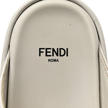 Fendi Vitello Womens Fendigraphy Slide Sandals 36 White Ice 7 of 9