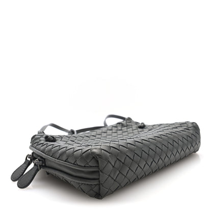 Bottega Veneta Nappa Intrecciato Nodini Crossbody Messenger New Light Grey 5 of 10