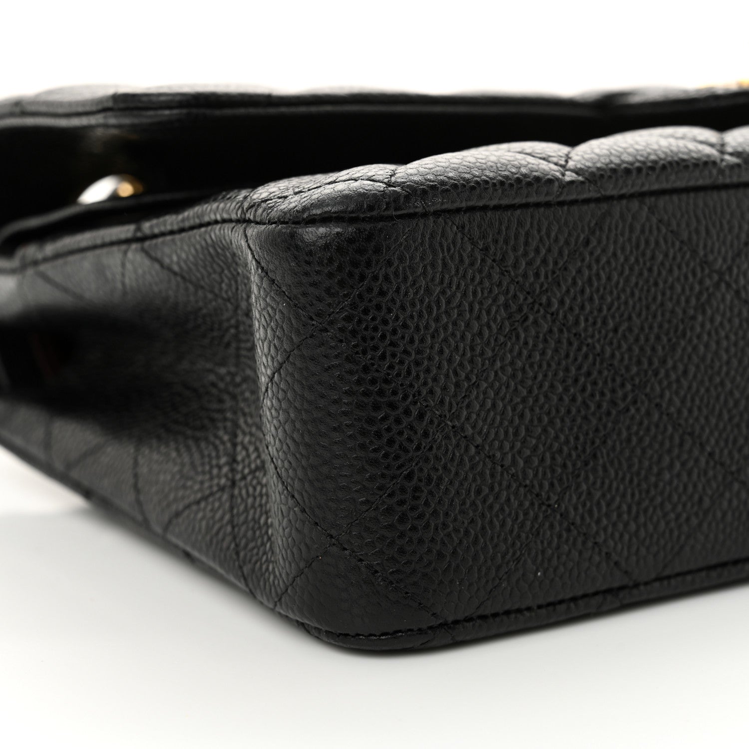 Chanel Caviar Quilted Medium Double Flap Black 9 of 11