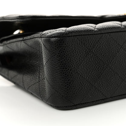 Chanel Caviar Quilted Medium Double Flap Black 9 of 11