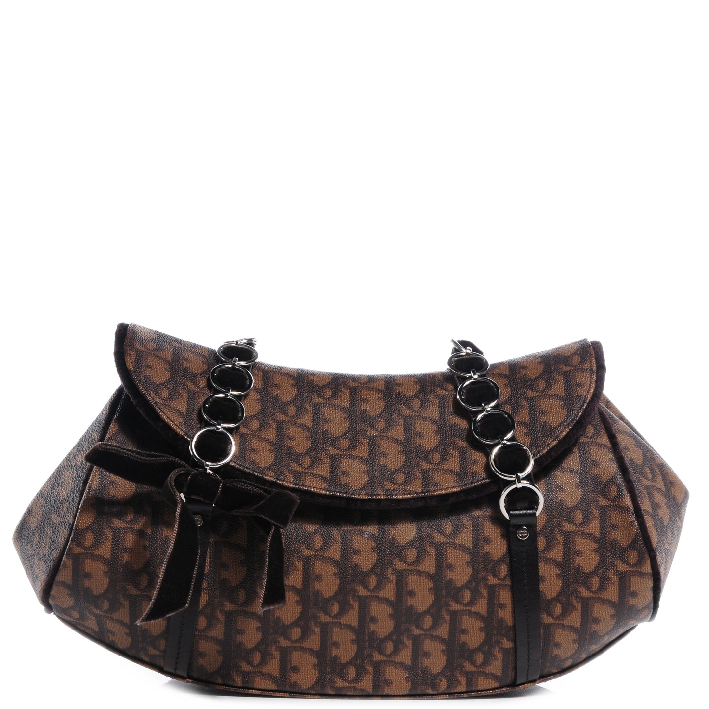 Monogram Romantique Trotter Flap Bag Brown