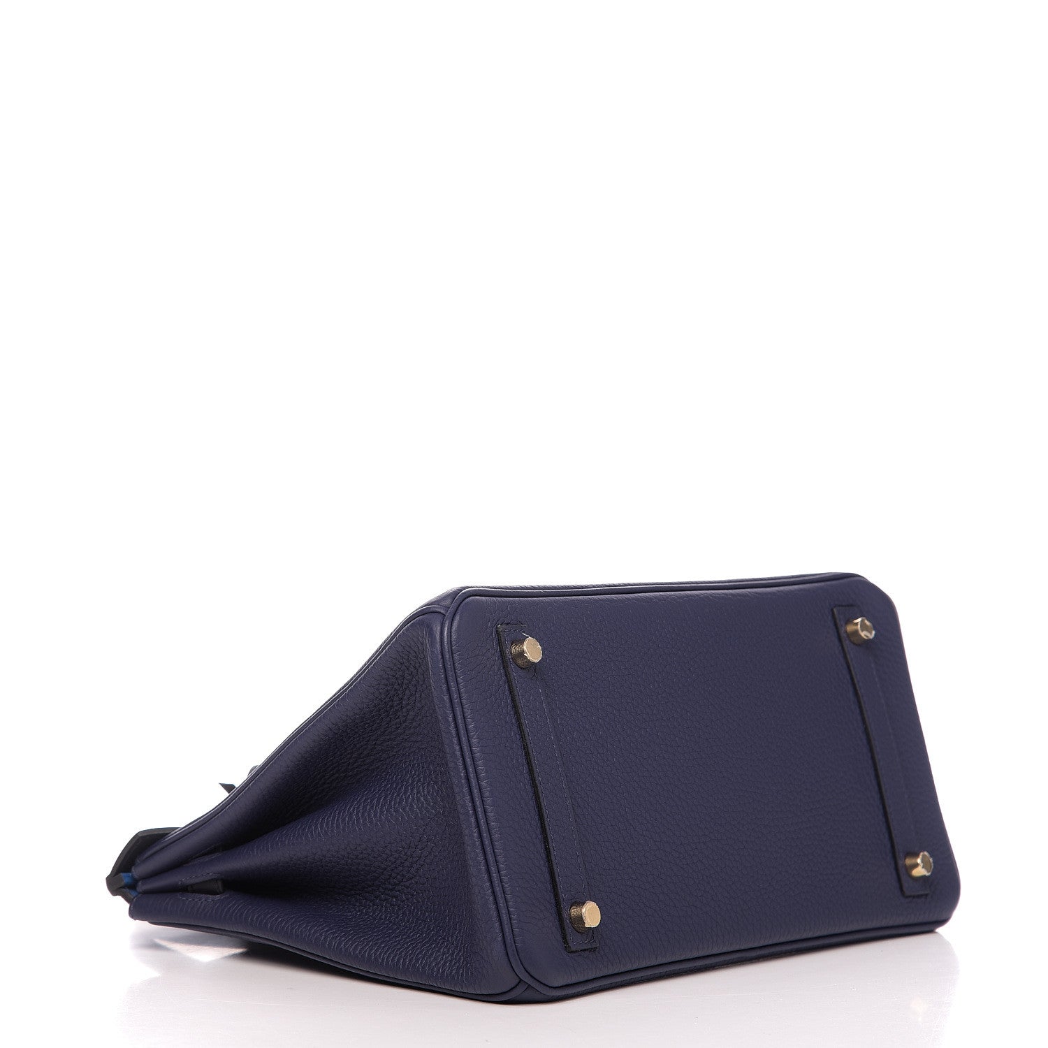 Hermes Taurillon Clemence Sombrero Birkin 30 Bleu Encre Bleu Obscur 3 of 10