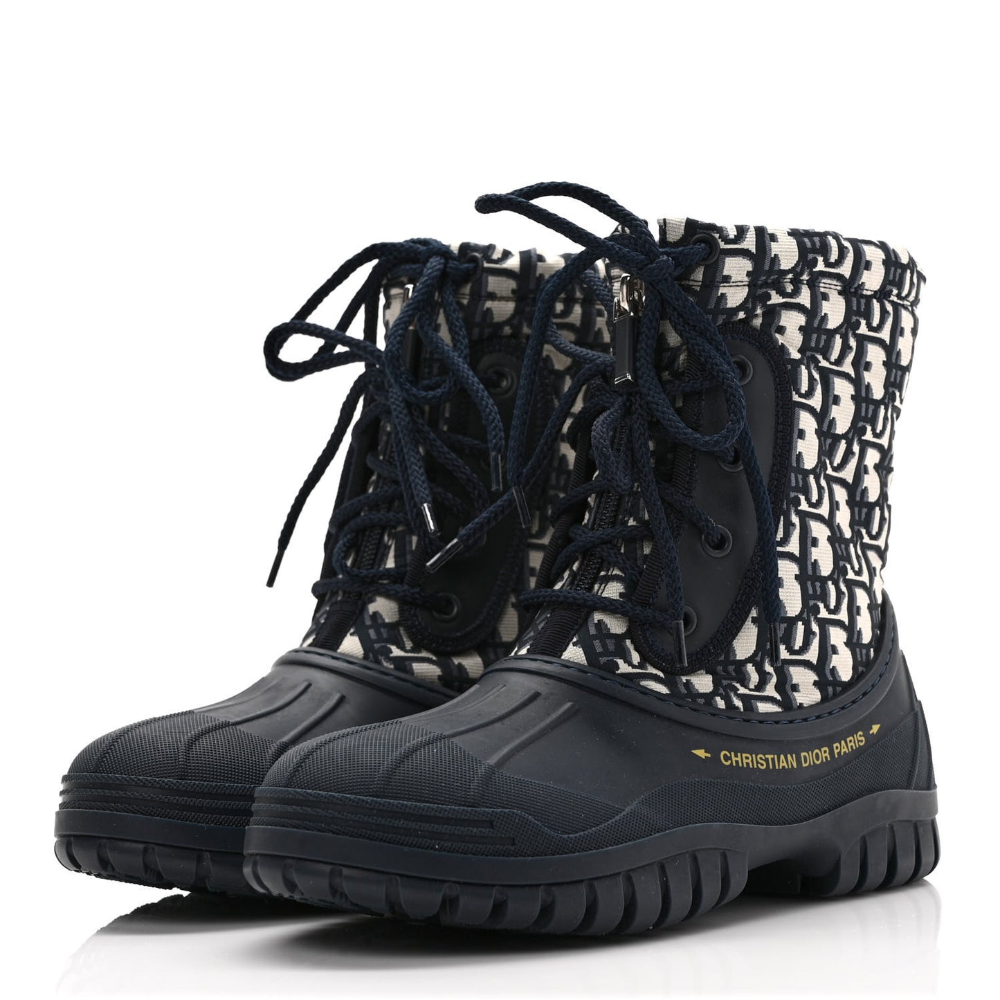 Oblique Nylon D-Venture Boots 35.5 Deep Blue